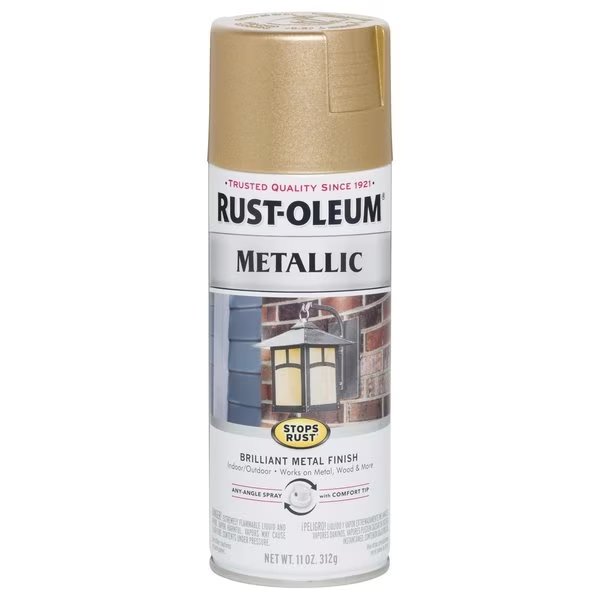 Warm Gold, Metallic, 11 Oz, Rust-Oleum, Mfr#: 286524